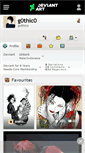Mobile Screenshot of g0thic0.deviantart.com