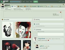 Tablet Screenshot of g0thic0.deviantart.com