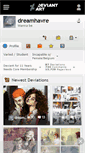 Mobile Screenshot of dreamhavre.deviantart.com
