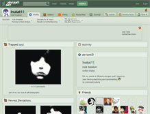 Tablet Screenshot of inukat11.deviantart.com