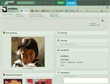 Tablet Screenshot of amikino.deviantart.com