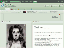Tablet Screenshot of finnish-penguin.deviantart.com