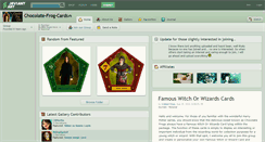 Desktop Screenshot of chocolate-frog-cards.deviantart.com