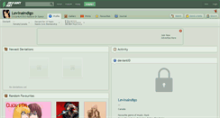 Desktop Screenshot of levinaindigo.deviantart.com