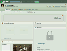 Tablet Screenshot of levinaindigo.deviantart.com