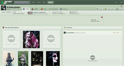 Desktop Screenshot of kristakupkake.deviantart.com