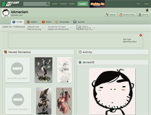 Tablet Screenshot of lokmanlam.deviantart.com