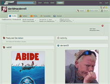 Tablet Screenshot of davidmacdowell.deviantart.com