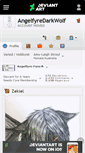 Mobile Screenshot of angelfyredarkwolf.deviantart.com
