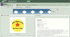 Desktop Screenshot of aluhen.deviantart.com