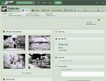 Tablet Screenshot of cindy-lou.deviantart.com
