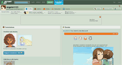 Desktop Screenshot of angelart123.deviantart.com