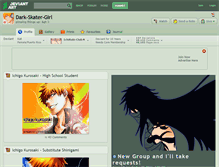 Tablet Screenshot of dark-skater-girl.deviantart.com