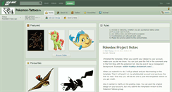 Desktop Screenshot of pokemon-tattoos.deviantart.com