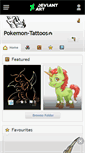 Mobile Screenshot of pokemon-tattoos.deviantart.com