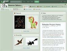 Tablet Screenshot of pokemon-tattoos.deviantart.com