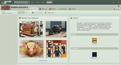 Desktop Screenshot of kustom-artwork.deviantart.com