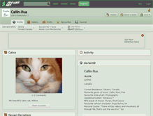 Tablet Screenshot of cailin-rua.deviantart.com
