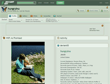 Tablet Screenshot of hungryinu.deviantart.com