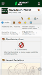 Mobile Screenshot of blackdawn-70631.deviantart.com