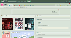 Desktop Screenshot of mae-b.deviantart.com