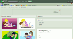 Desktop Screenshot of bebe555.deviantart.com