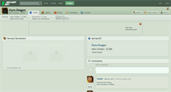 Desktop Screenshot of kuro-dragon.deviantart.com