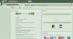 Desktop Screenshot of mangaanimepeople.deviantart.com