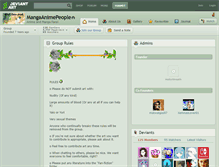 Tablet Screenshot of mangaanimepeople.deviantart.com