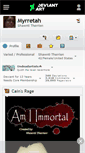 Mobile Screenshot of myrretah.deviantart.com
