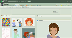 Desktop Screenshot of catkitz27.deviantart.com