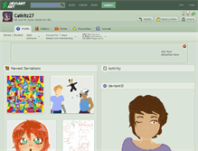 Tablet Screenshot of catkitz27.deviantart.com