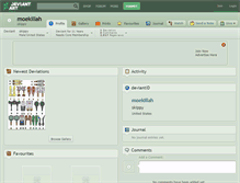 Tablet Screenshot of moekillah.deviantart.com