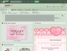 Tablet Screenshot of cyrelle.deviantart.com