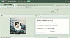 Desktop Screenshot of diamond-tearz.deviantart.com