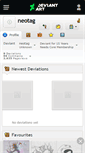Mobile Screenshot of neotag.deviantart.com