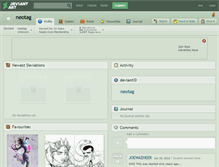 Tablet Screenshot of neotag.deviantart.com