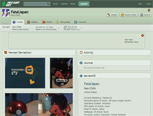 Tablet Screenshot of fataljapan.deviantart.com