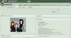 Desktop Screenshot of emmadaiou28.deviantart.com