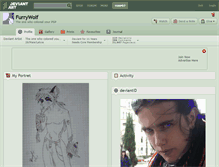 Tablet Screenshot of furrywolf.deviantart.com