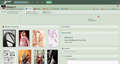 Desktop Screenshot of kitsunu13.deviantart.com