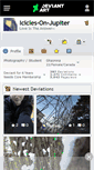 Mobile Screenshot of icicles-on-jupiter.deviantart.com