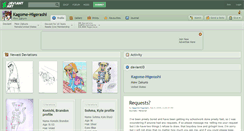 Desktop Screenshot of kagome-higerashi.deviantart.com