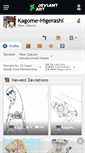Mobile Screenshot of kagome-higerashi.deviantart.com