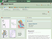 Tablet Screenshot of kagome-higerashi.deviantart.com