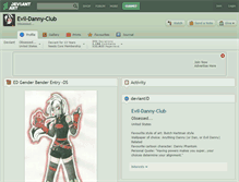 Tablet Screenshot of evil-danny-club.deviantart.com