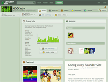 Tablet Screenshot of gggclub.deviantart.com