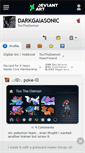 Mobile Screenshot of darkgaiasonic.deviantart.com