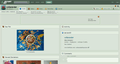 Desktop Screenshot of collarander.deviantart.com