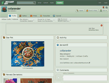 Tablet Screenshot of collarander.deviantart.com